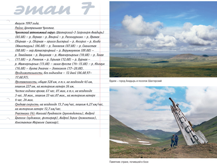 Книга Широко шагая. Дорогами России. Россия. Этап 7. Центральная Чукотка (поселок Шахтерский-3 – поселок Эгвекинот), 1997