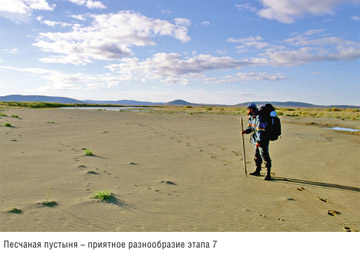 Книга Широко шагая. Дорогами России. Песчаная пустыня – приятное разнообразие этапа 7