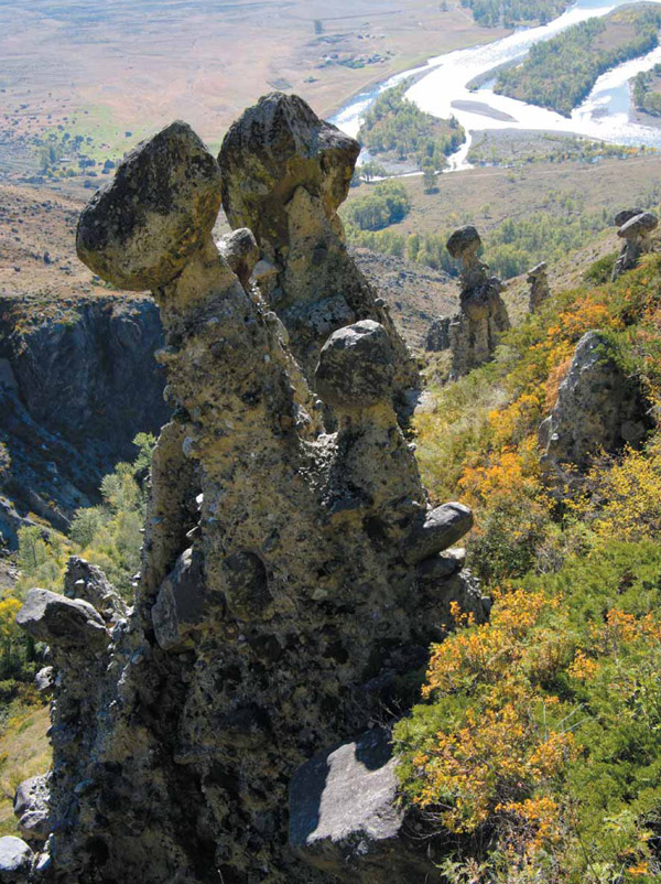 Алтай. Каменные «грибы» урочища Аккурум