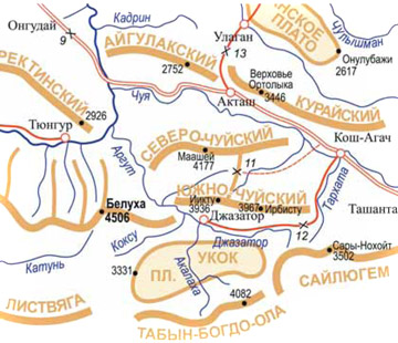 Алтай. Южно-Чуйский хребет