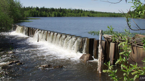 Смородинское водохранилище на реке Межевой Утке