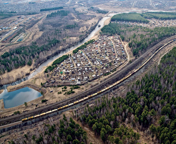 Окрестности Екатеринбурга. Транссибирская железнодорожная магистраль