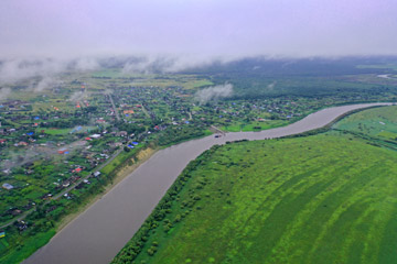 Посёлок Гари и река Сосьва